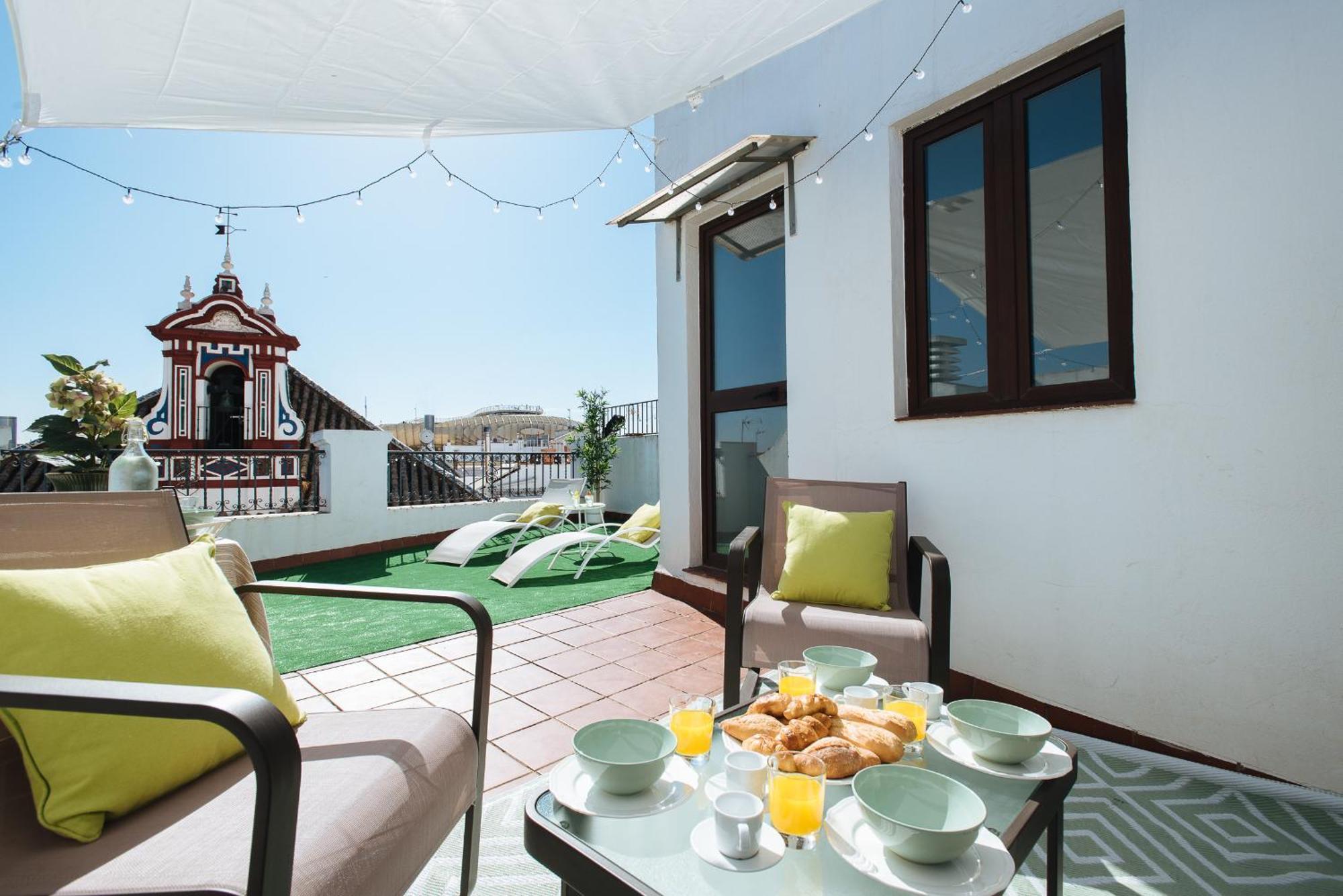 Hostly Orfila 3A-3B Exclusive Penthouse-Center-Fibre-Parking Optional Apartamento Sevilha Exterior foto