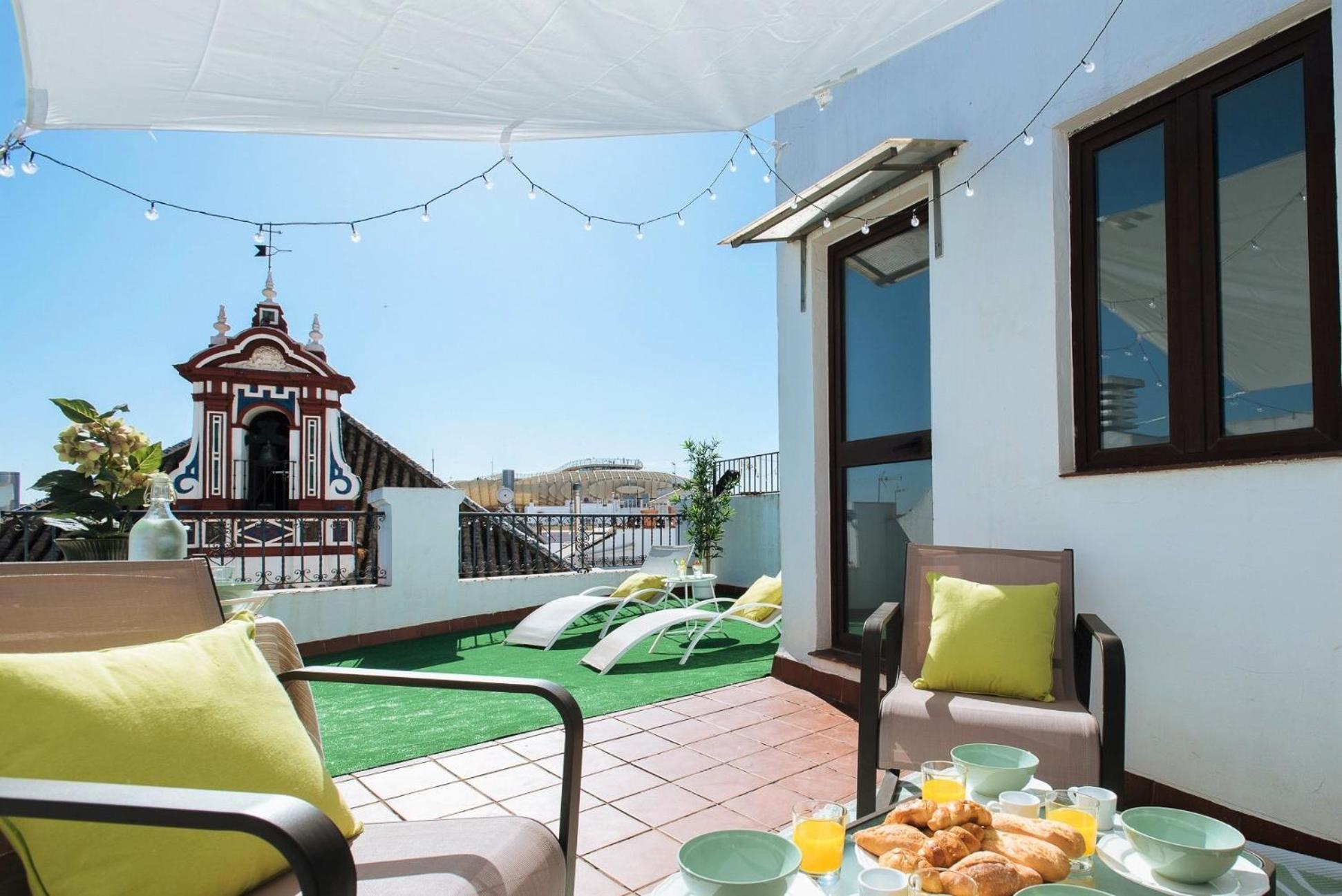 Hostly Orfila 3A-3B Exclusive Penthouse-Center-Fibre-Parking Optional Apartamento Sevilha Exterior foto
